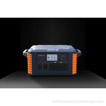Energy storage portable power generator